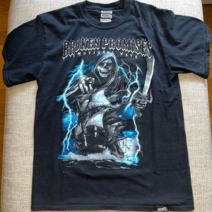Broken Promises Abandon Ship Black T-shirt